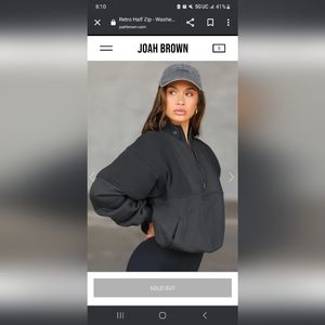 Joah Brown Retro Half Zip